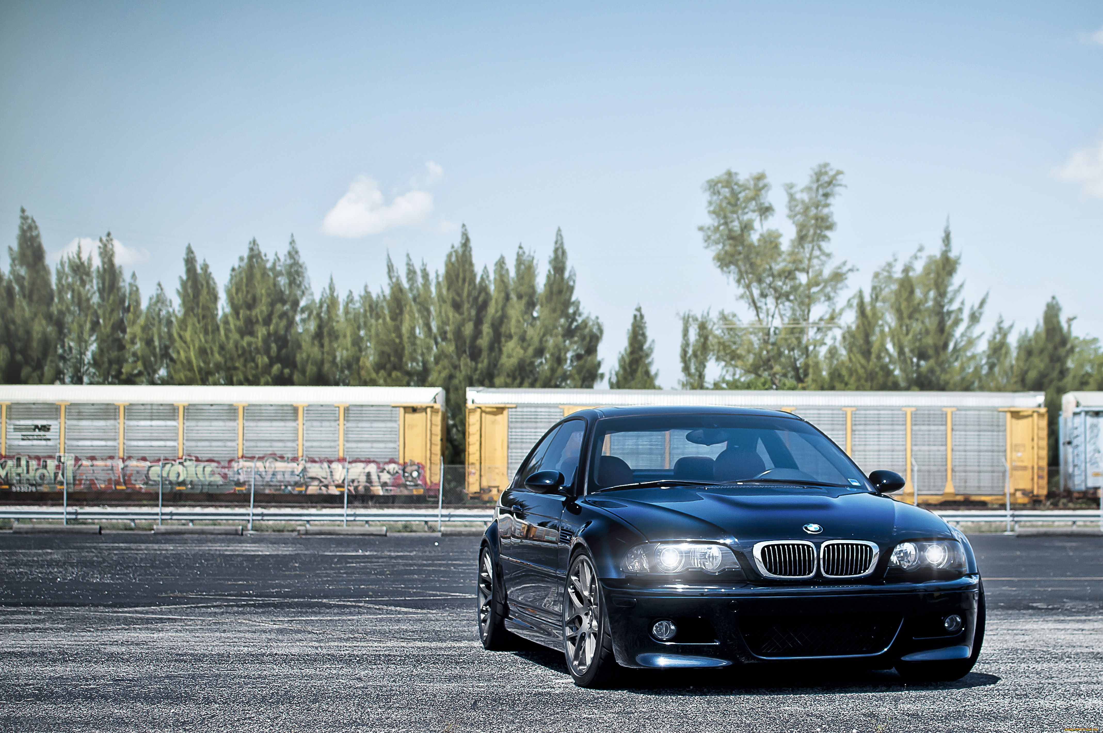 , bmw, dark, blue, m3, e46